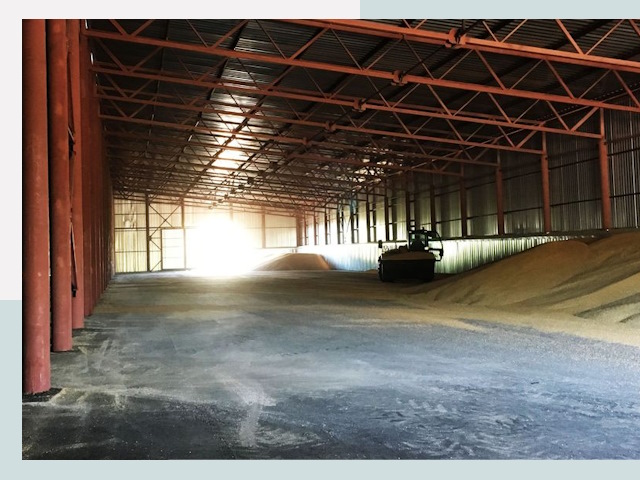 Строительство зернохранилищ в Новороссийске