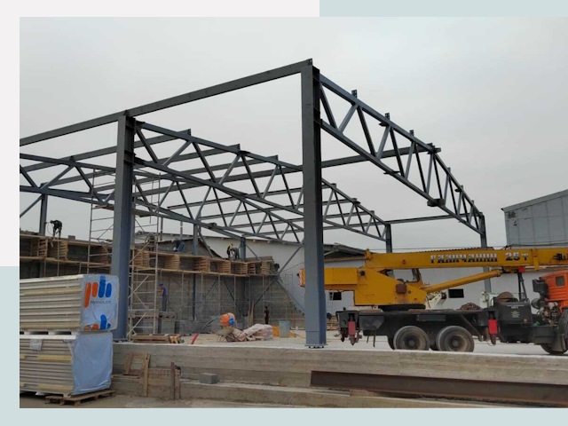 Строительство цехов в Новороссийске