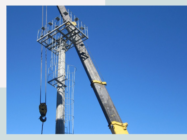 Монтаж осветительных мачт в Новороссийск от 612 руб.