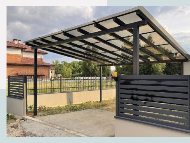 Металлические навесы в Новороссийск от 612 руб. за м²